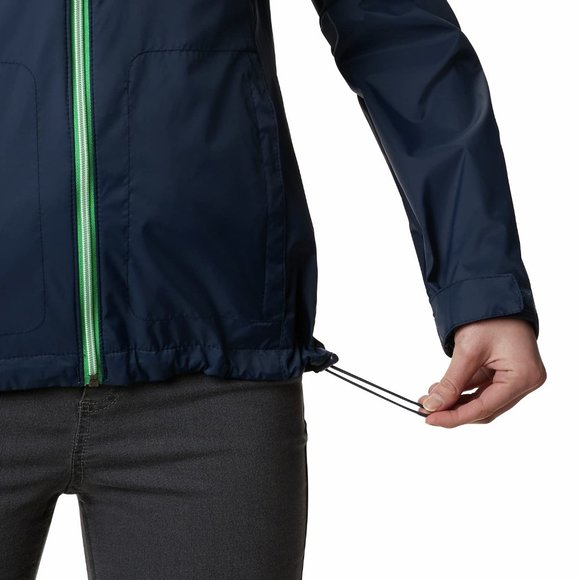 Columbia Women's Notre Dame Fighting Irish Waterproof Hooded Jacket Blue X-Large - Picture 6 of 9